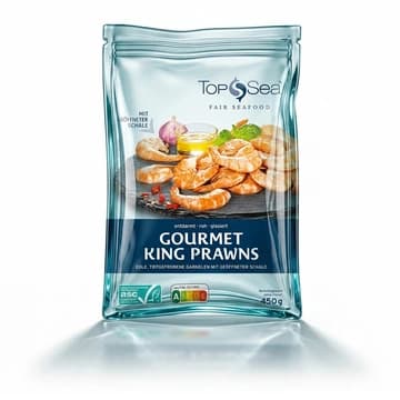 Beutel Top Sea Gourmet King Prawns, 450 g
