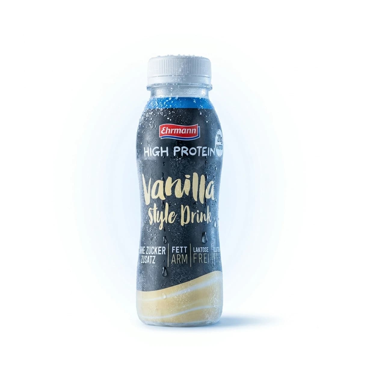 Flasche Ehrmann High Protein Drink Vanilla Style, 250 ml