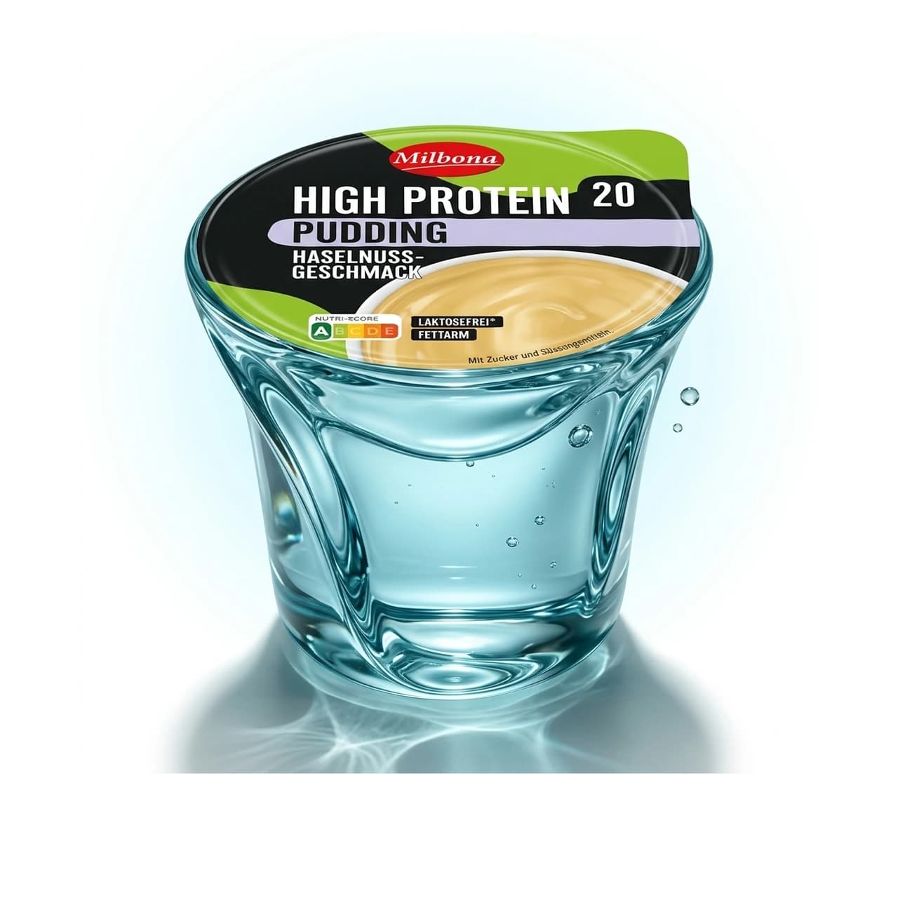 Becher Milbona High Protein Pudding Haselnuss, 200 g