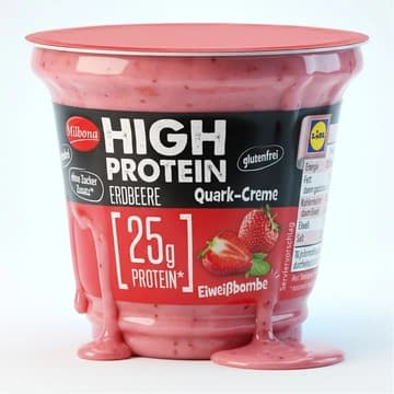 Becher Milbona High Protein Quark-Creme Erdbeere, 200 g