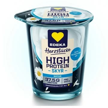 Becher EDEKA Herzstücke High Protein Skyr Natur, 350 g
