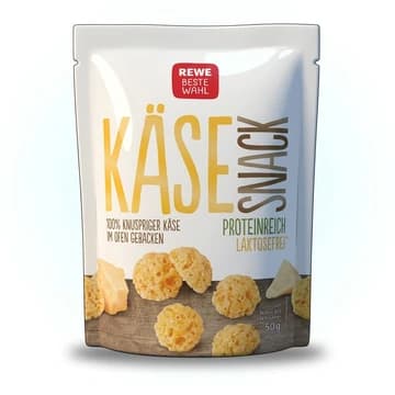 Packung REWE Beste Wahl Käse Snack, 50 g