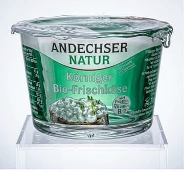 Becher Andechser Natur Körniger Bio-Frischkäse, 200 g
