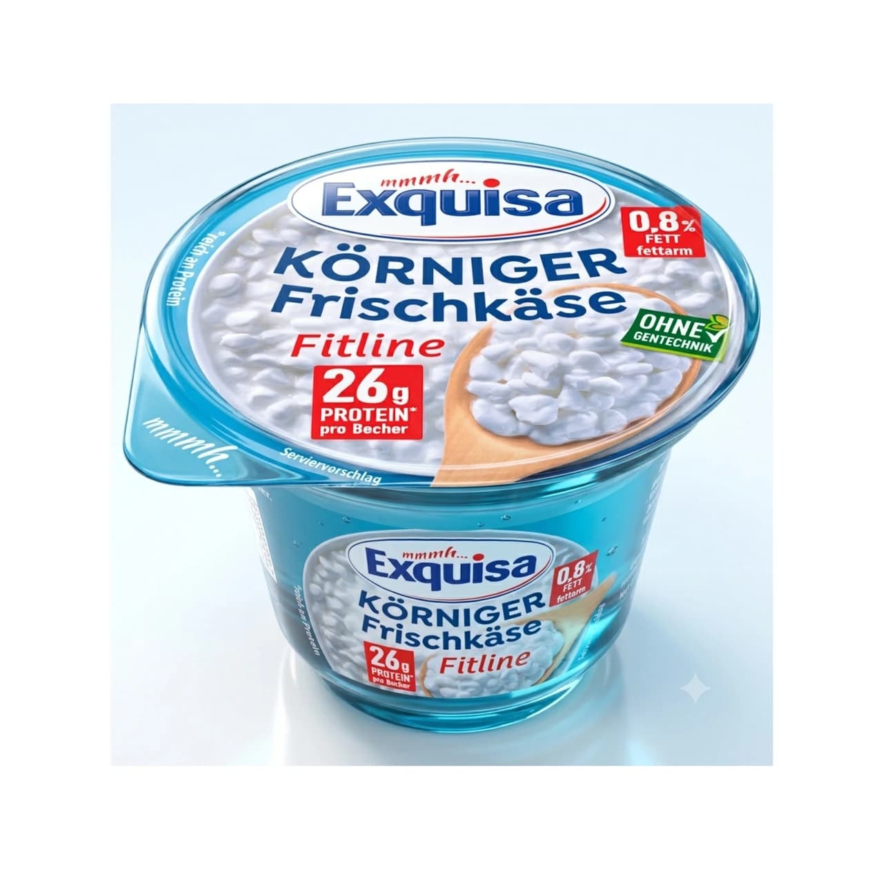 Becher Exquisa Körniger Frischkäse Fitline, 200 g