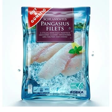 Beutel Gut & Günstig Pangasius Filets, 475 g