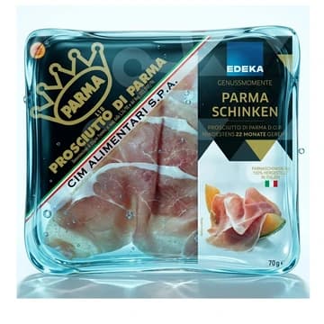 Packung EDEKA Genussmomente Parma-Schinken, 70 g