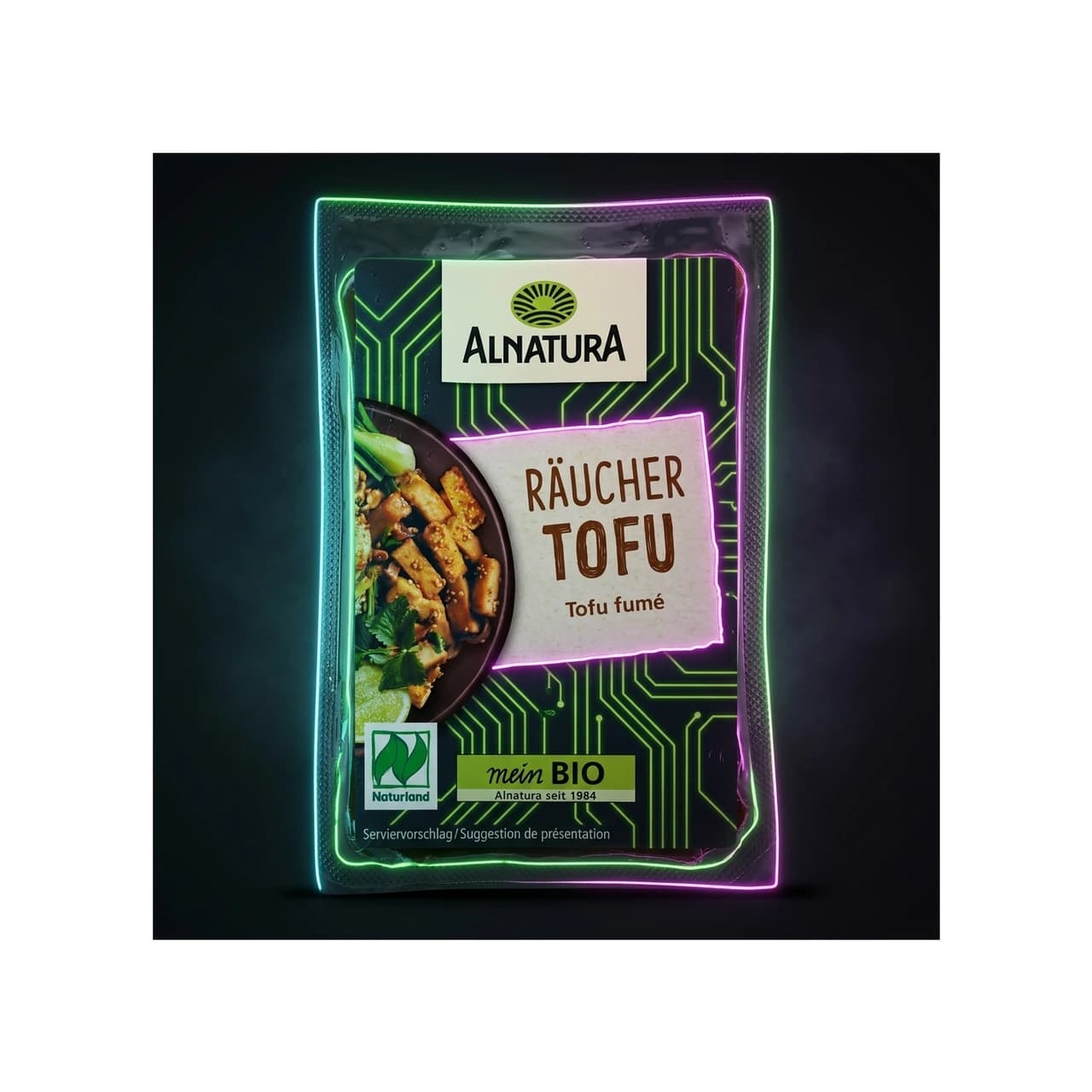 Packung Alnatura Raeucher Tofu, 200 g
