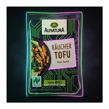 Packung Alnatura Raeucher Tofu, 200 g