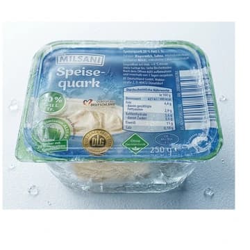 Becher Milsani Speisequark 20% Fett, 250 g