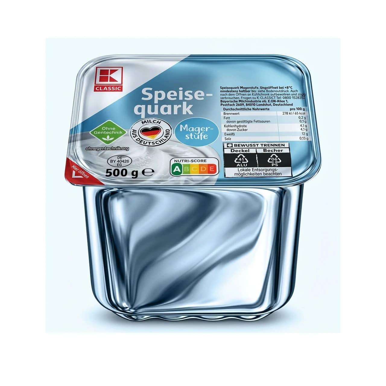 Becher K-Classic Speisequark Magerstufe, 500 g