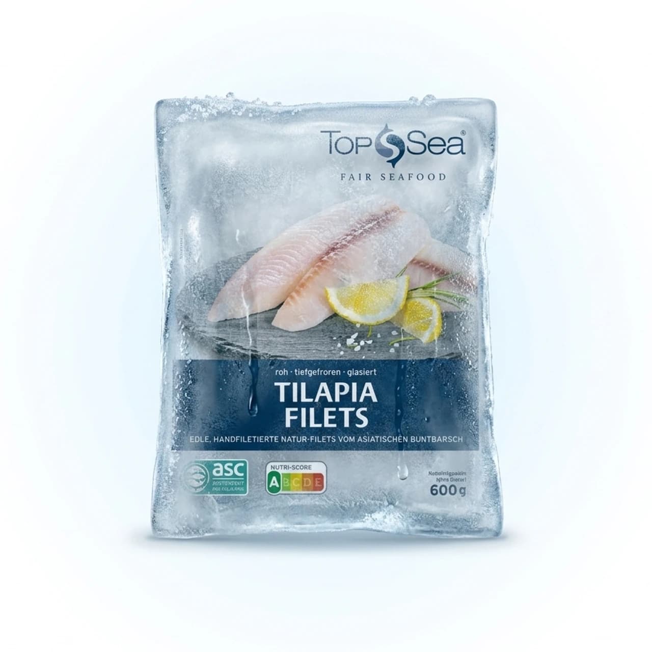 Beutel Top Sea Tilapia Filets, 600 g