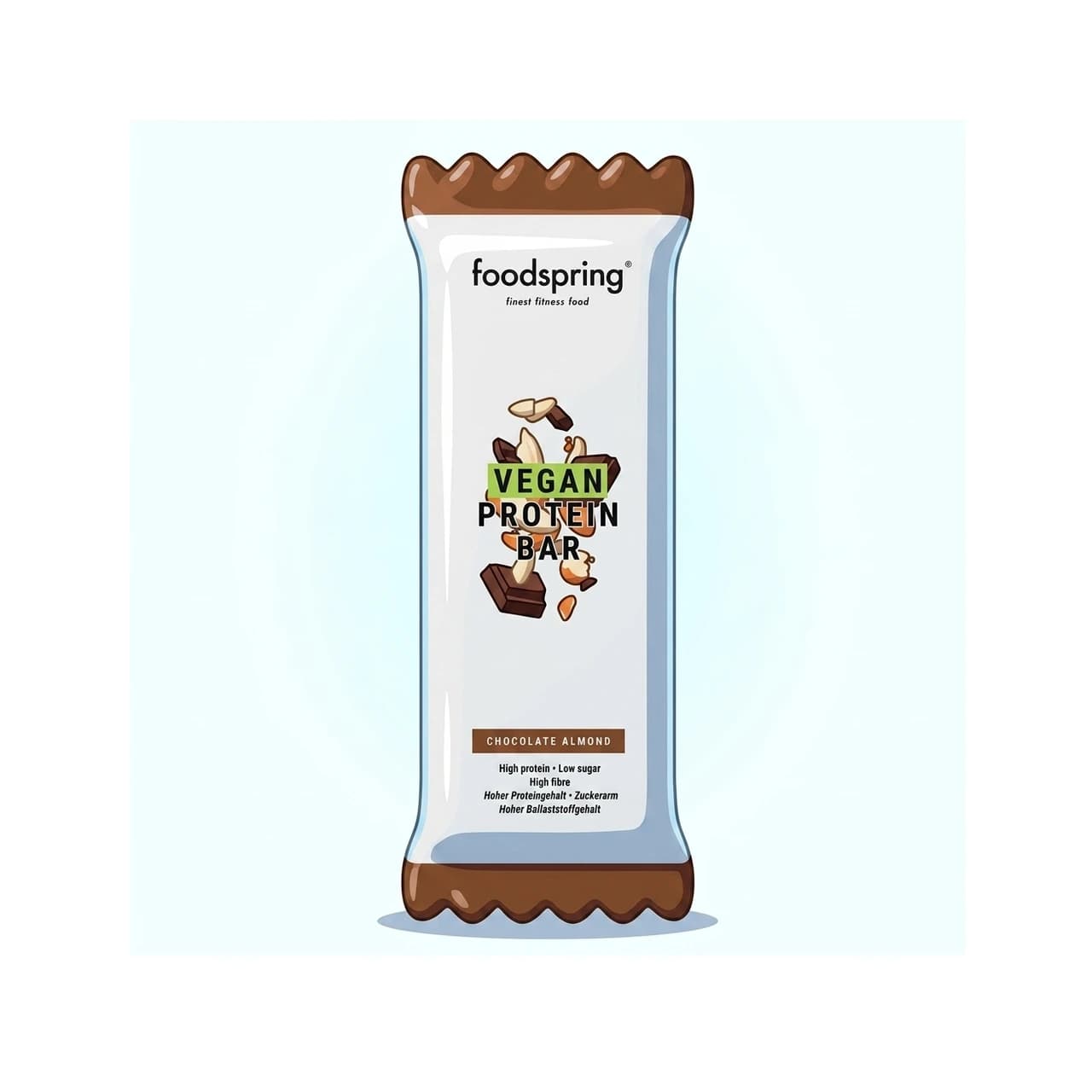 Foodspring Vegan Protein Bar Schokolade-Mandel, 60 g