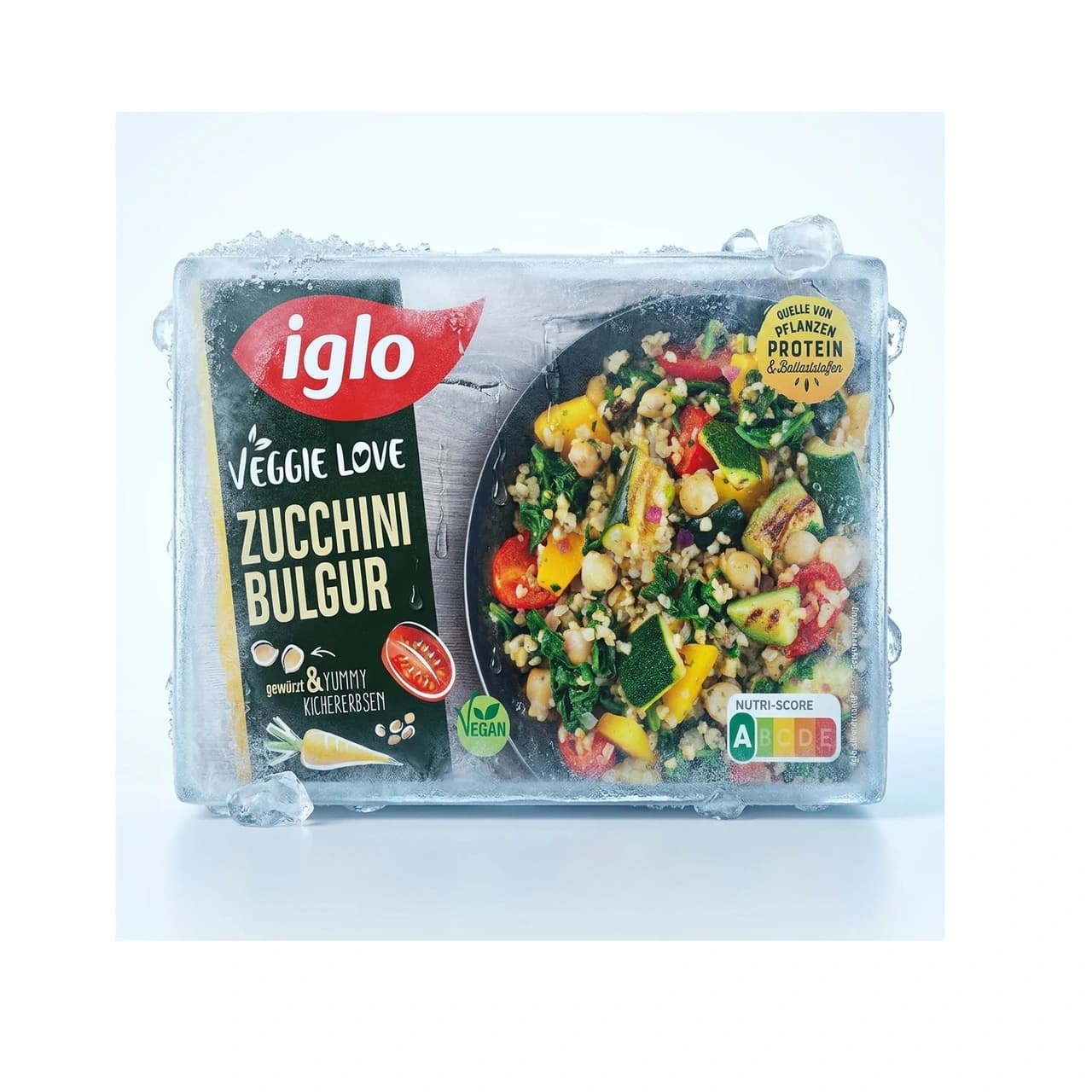 Packung iglo Veggie Love Zucchini-Bulgur, 400 g