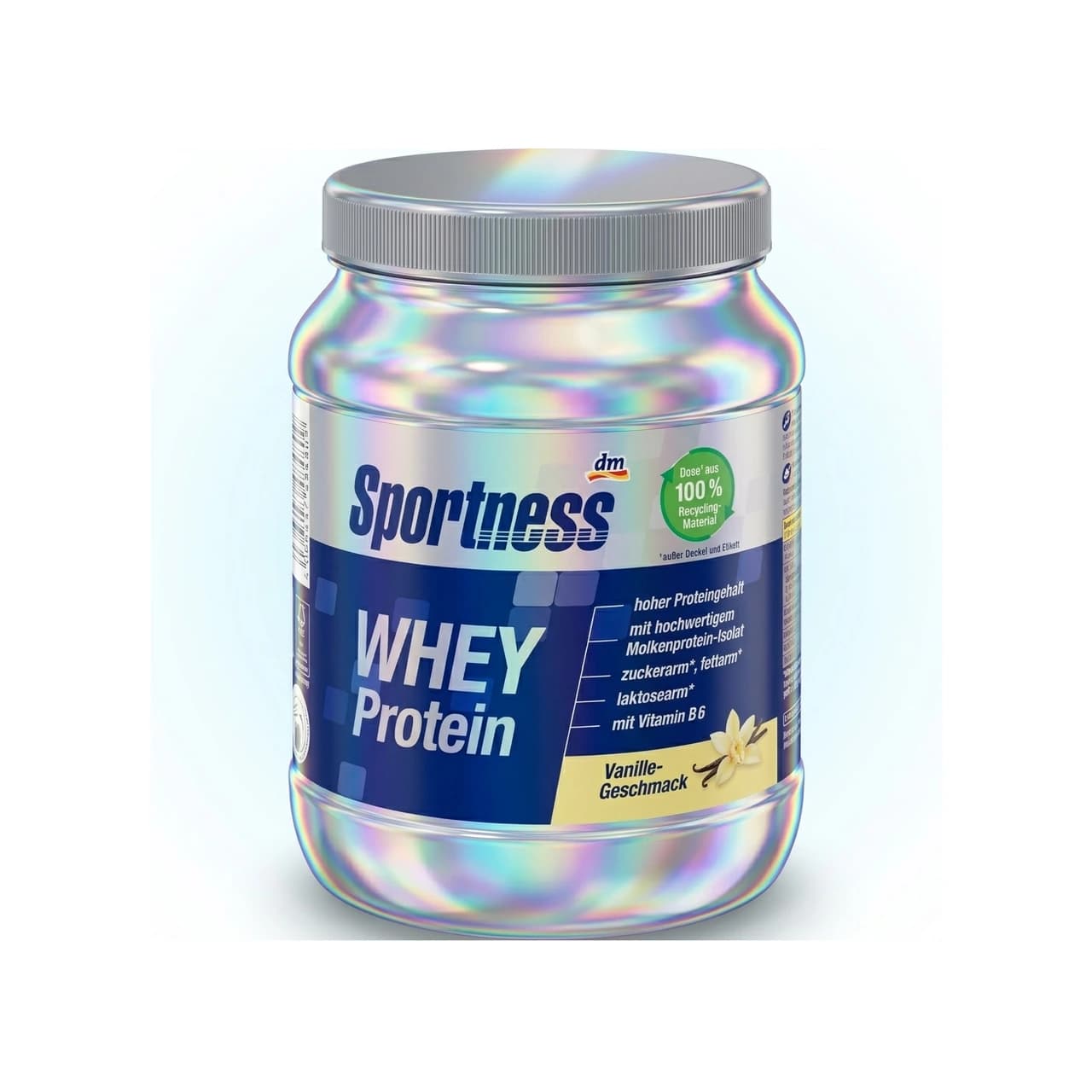 Sportness whey protein powder vanilla tub, 450 g