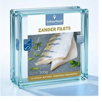 Karton followfood Zander Filets MSC, 200 g